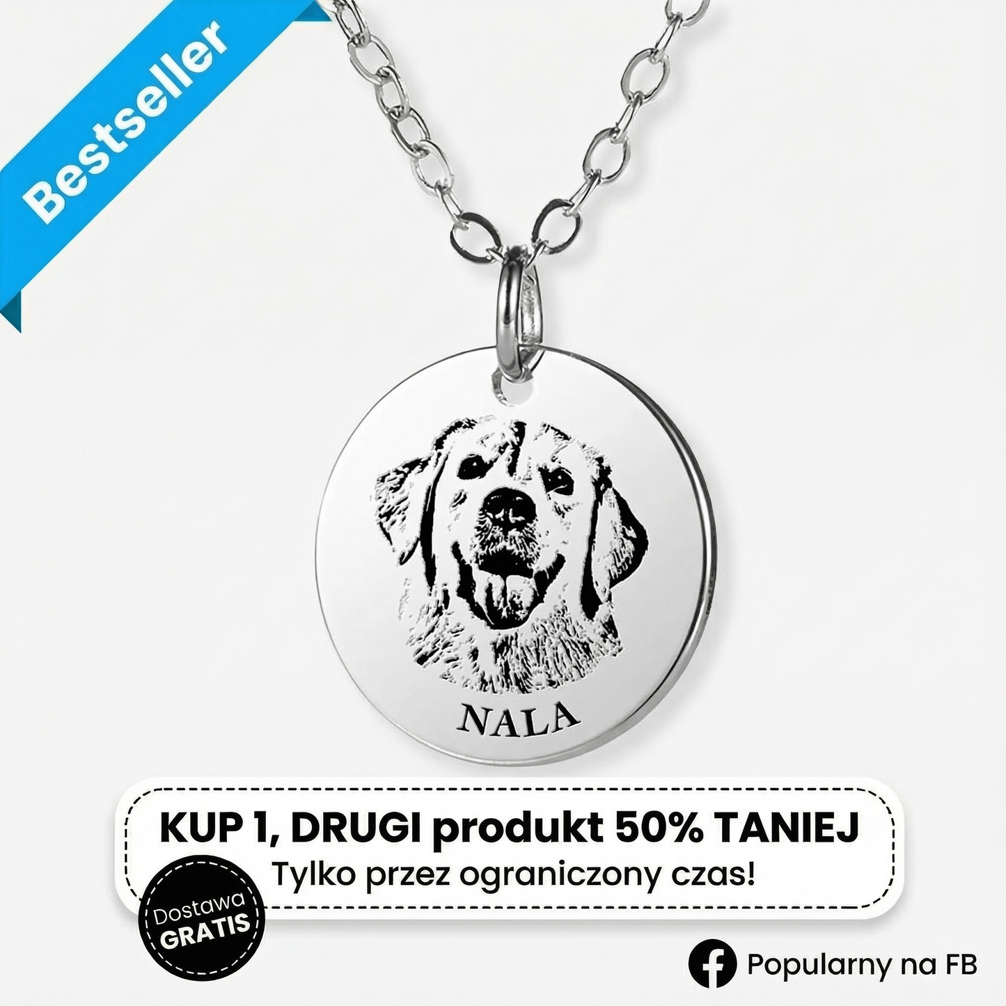 Grawerowany Naszyjnik