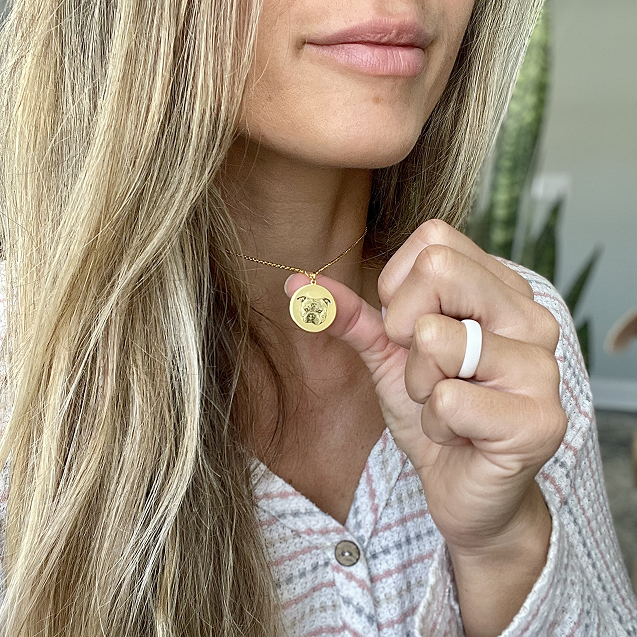 Grawerowany Naszyjnik