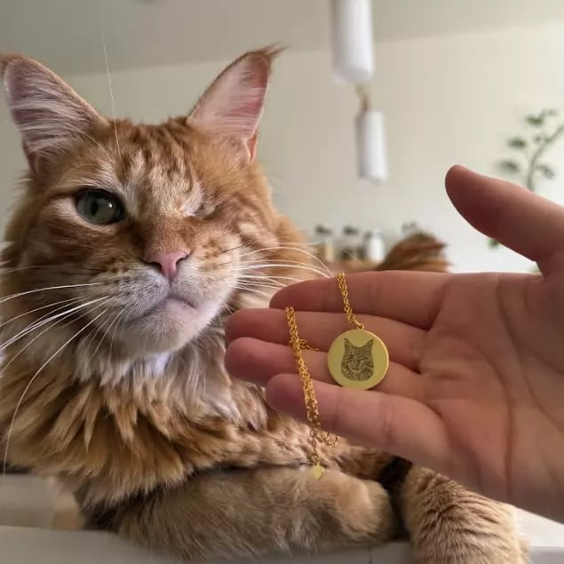 Grawerowany Naszyjnik